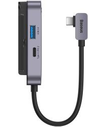 Baseus USB-C naar HDMI 4K@30Hz/USB 3.0/3.5.mm/USB-C PD 100W/SD TF