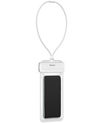 Baseus Waterdicht Telefoonhoesje voor Smartphones tot 7.2 Inch Wit