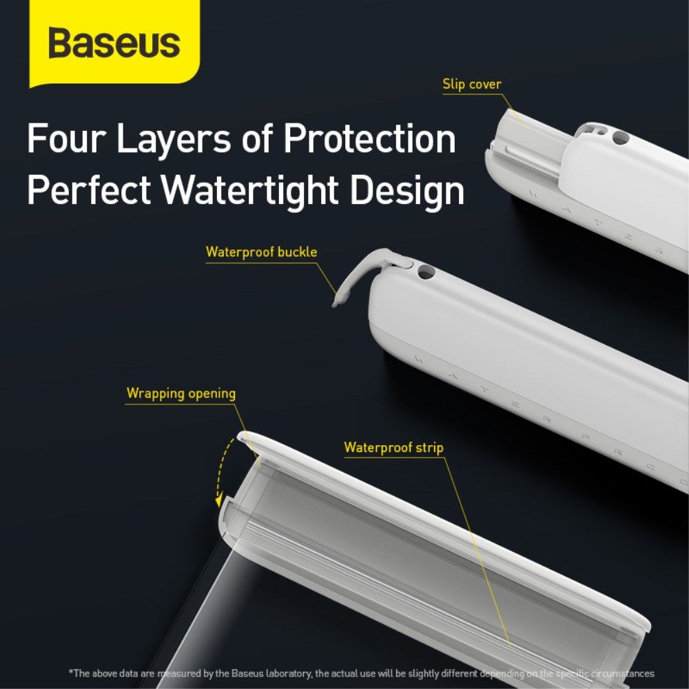 Baseus Waterdicht Telefoonhoesje voor Smartphones tot 7.2 Inch Wit afbeelding 9