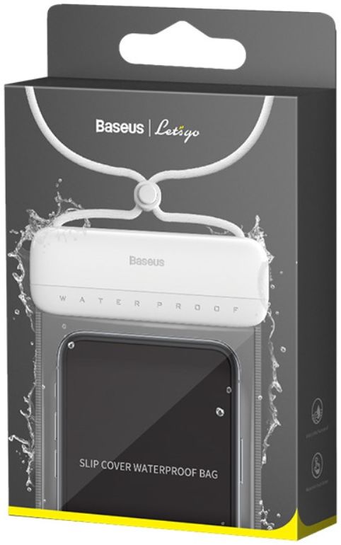 Baseus Waterdicht Telefoonhoesje voor Smartphones tot 7.2 Inch Wit afbeelding 12