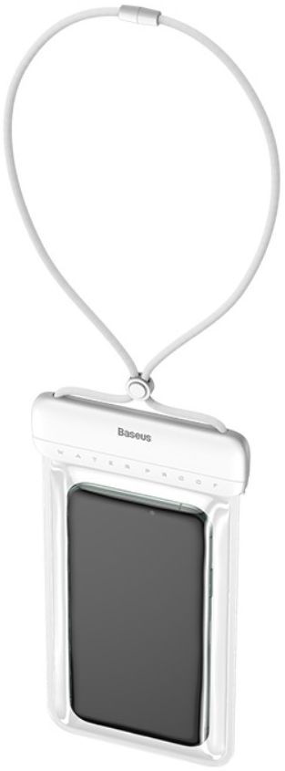 Baseus Waterdicht Telefoonhoesje voor Smartphones tot 7.2 Inch Wit afbeelding 3