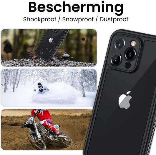 SBG Samsung Galaxy S21 Waterdicht Hoesje Schokbestendig Zwart afbeelding 5