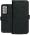 Rosso Deluxe Samsung Galaxy S23 Hoesje Echt Leer Book Case Zwart afbeelding 6
