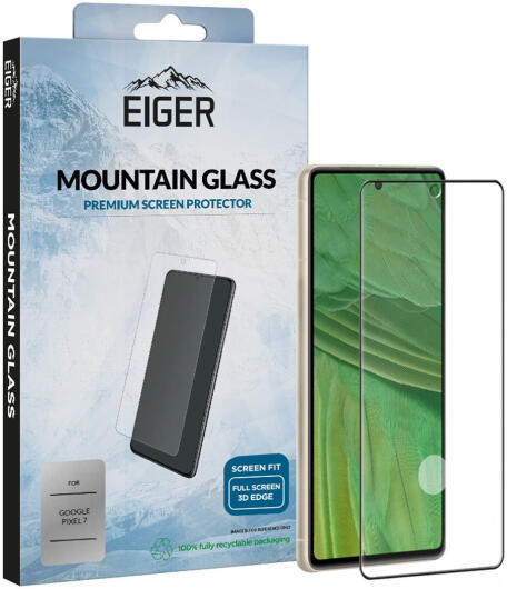 Eiger Google Pixel 7 Tempered Glass 3D Fingerprint Friendly afbeelding 1