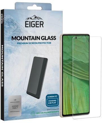 Eiger Google Pixel 7 Tempered Glass Case Friendly Protector Plat Screen Protectors