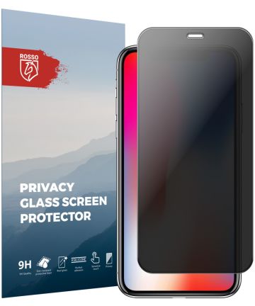 Rosso Apple iPhone X / XS Tempered Glass Screen Protector Privacy Screen Protectors