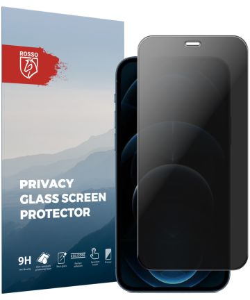Rosso iPhone 12 Pro Max 9H Tempered Glass Screen Protector Privacy Screen Protectors