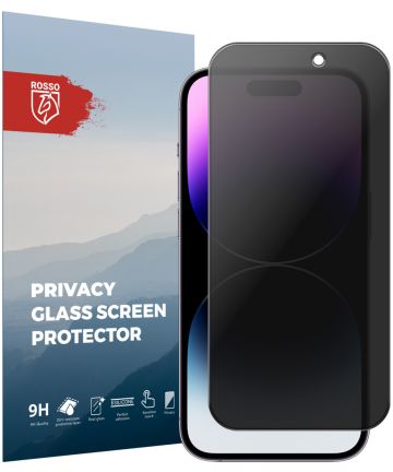 Rosso Apple iPhone 14 Pro 9H Tempered Glass Screen Protector Privacy Screen Protectors