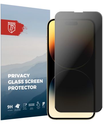 Rosso iPhone 14 Pro Max 9H Tempered Glass Screen Protector Privacy Screen Protectors
