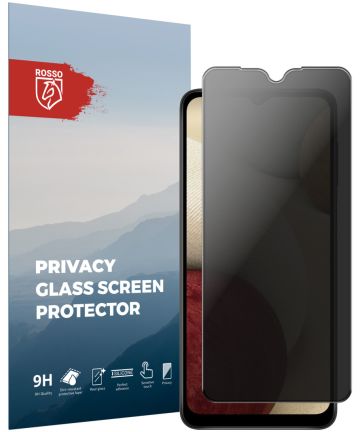 Rosso Samsung Galaxy A12 9H Tempered Glass Screen Protector Privacy Screen Protectors