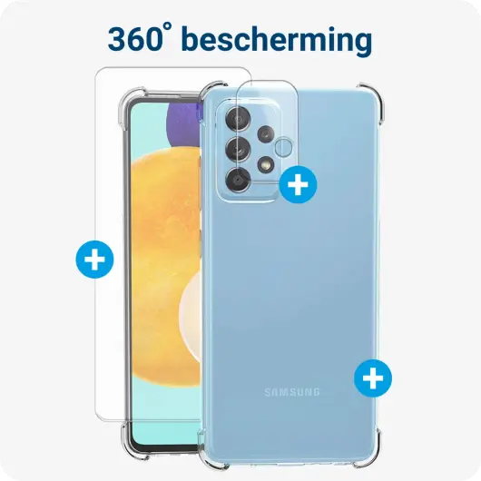 Samsung Galaxy A52 / A52s Hoesje + Screen Protector + Camera Protector afbeelding 3