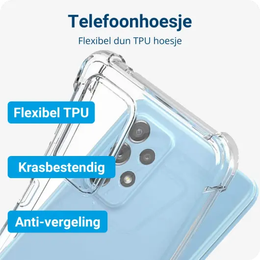 Samsung Galaxy A52 / A52s Hoesje + Screen Protector + Camera Protector afbeelding 4