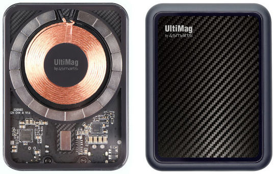 4smarts UltiMag Lucid Compacte MagSafe Powerbank 5.000 mAh Zwart afbeelding 5