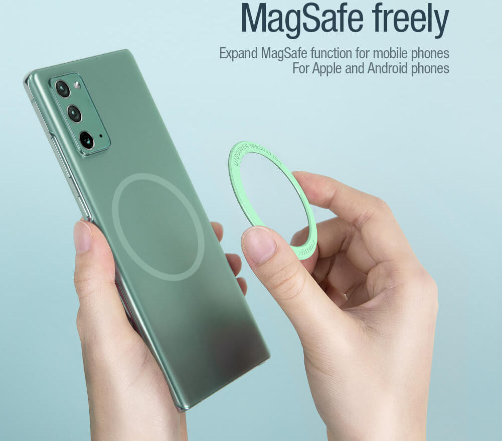 Nillkin SnapLink Air MagSafe Sticker voor Telefoonhoesjes Paars afbeelding 5
