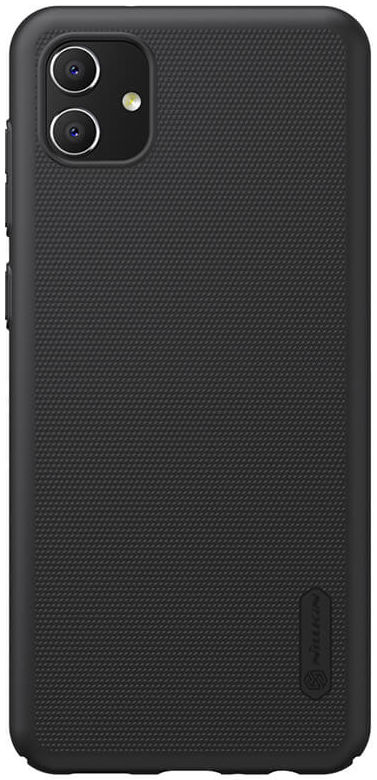 Nillkin Super Frosted Shield Samsung Galaxy A04 Hoesje Zwart afbeelding 1