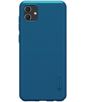 Nillkin Super Frosted Shield Samsung Galaxy A04 Hoesje Blauw Hoesjes