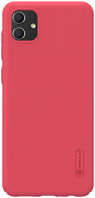 Nillkin Super Frosted Shield Samsung Galaxy A04 Hoesje Rood afbeelding 1