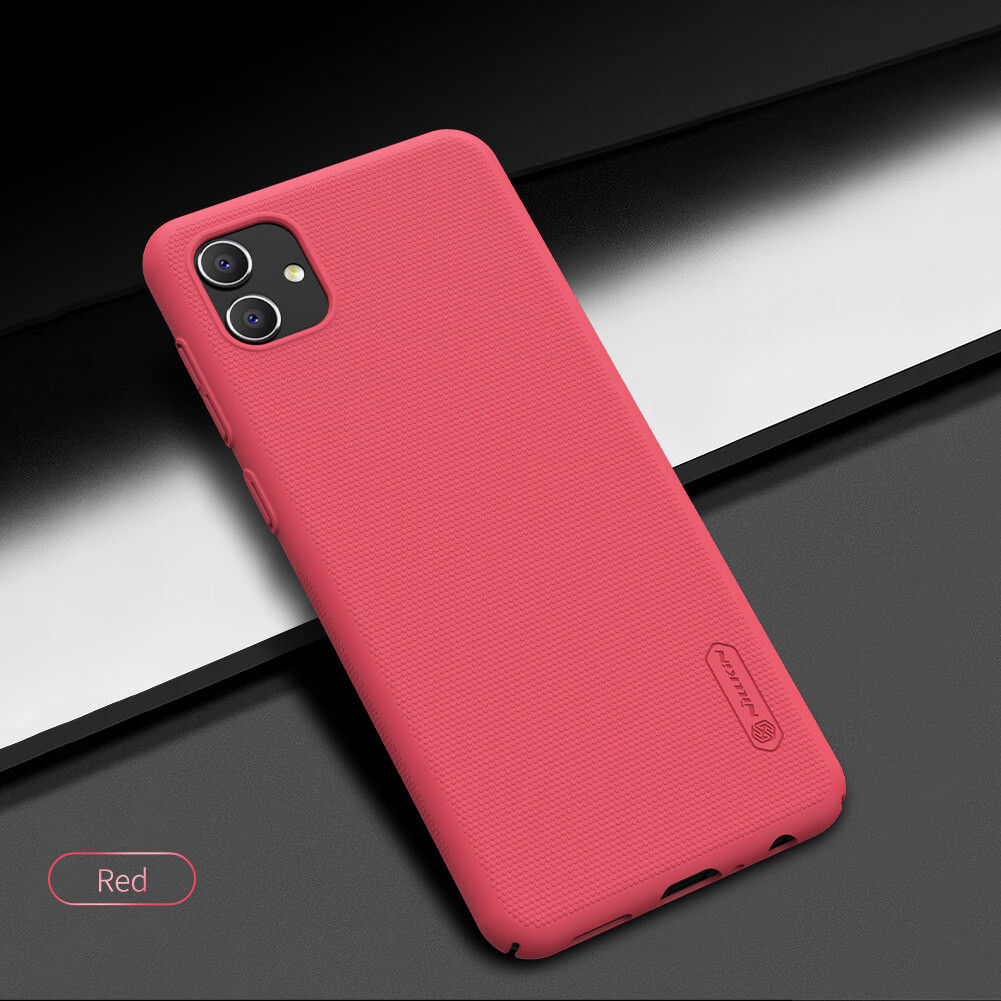 Nillkin Super Frosted Shield Samsung Galaxy A04 Hoesje Rood afbeelding 12