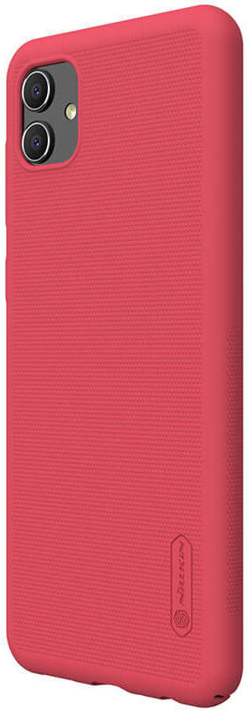 Nillkin Super Frosted Shield Samsung Galaxy A04 Hoesje Rood afbeelding 9