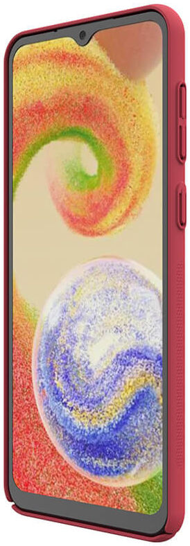 Nillkin Super Frosted Shield Samsung Galaxy A04 Hoesje Rood afbeelding 11