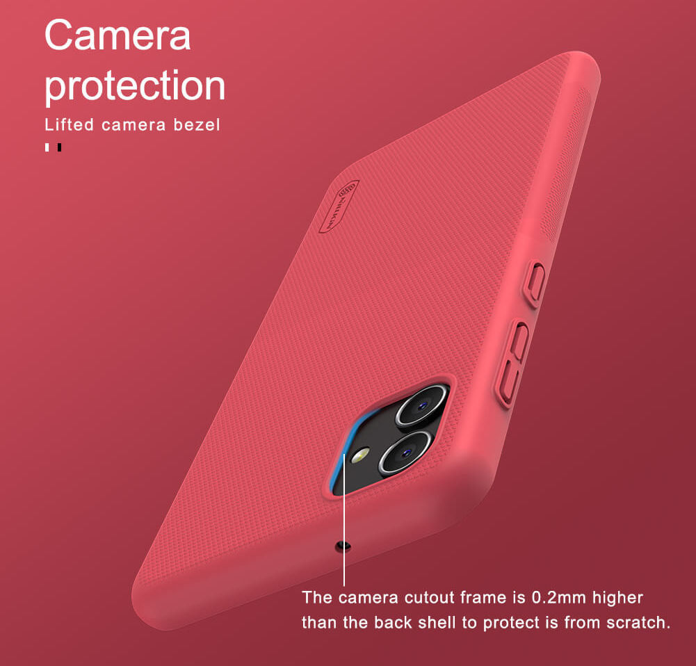 Nillkin Super Frosted Shield Samsung Galaxy A04 Hoesje Wit afbeelding 7