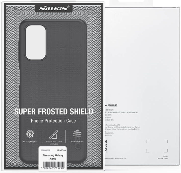 Nillkin Super Frosted Shield Samsung Galaxy A04s Hoesje Zwart afbeelding 17