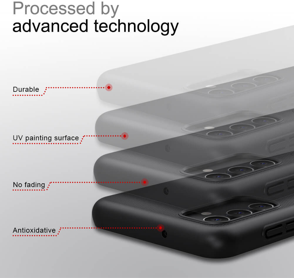 Nillkin Super Frosted Shield Samsung Galaxy A04s Hoesje Zwart afbeelding 18