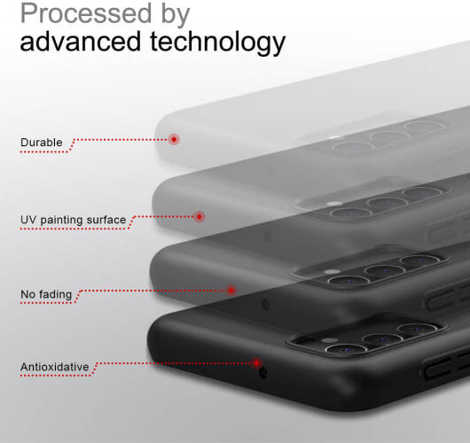 Nillkin Super Frosted Shield Samsung Galaxy A04s Hoesje Zwart afbeelding 12