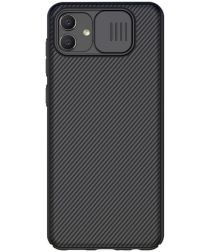 Nillkin CamShield Samsung Galaxy A04 Hoesje met Camera Slider Zwart