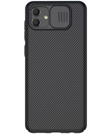 Nillkin CamShield Samsung Galaxy A04 Hoesje met Camera Slider Zwart Hoesjes