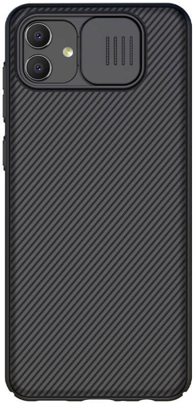 Nillkin CamShield Samsung Galaxy A04 Hoesje met Camera Slider Zwart afbeelding 1