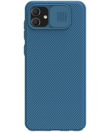 Nillkin CamShield Samsung Galaxy A04 Hoesje met Camera Slider Blauw Hoesjes