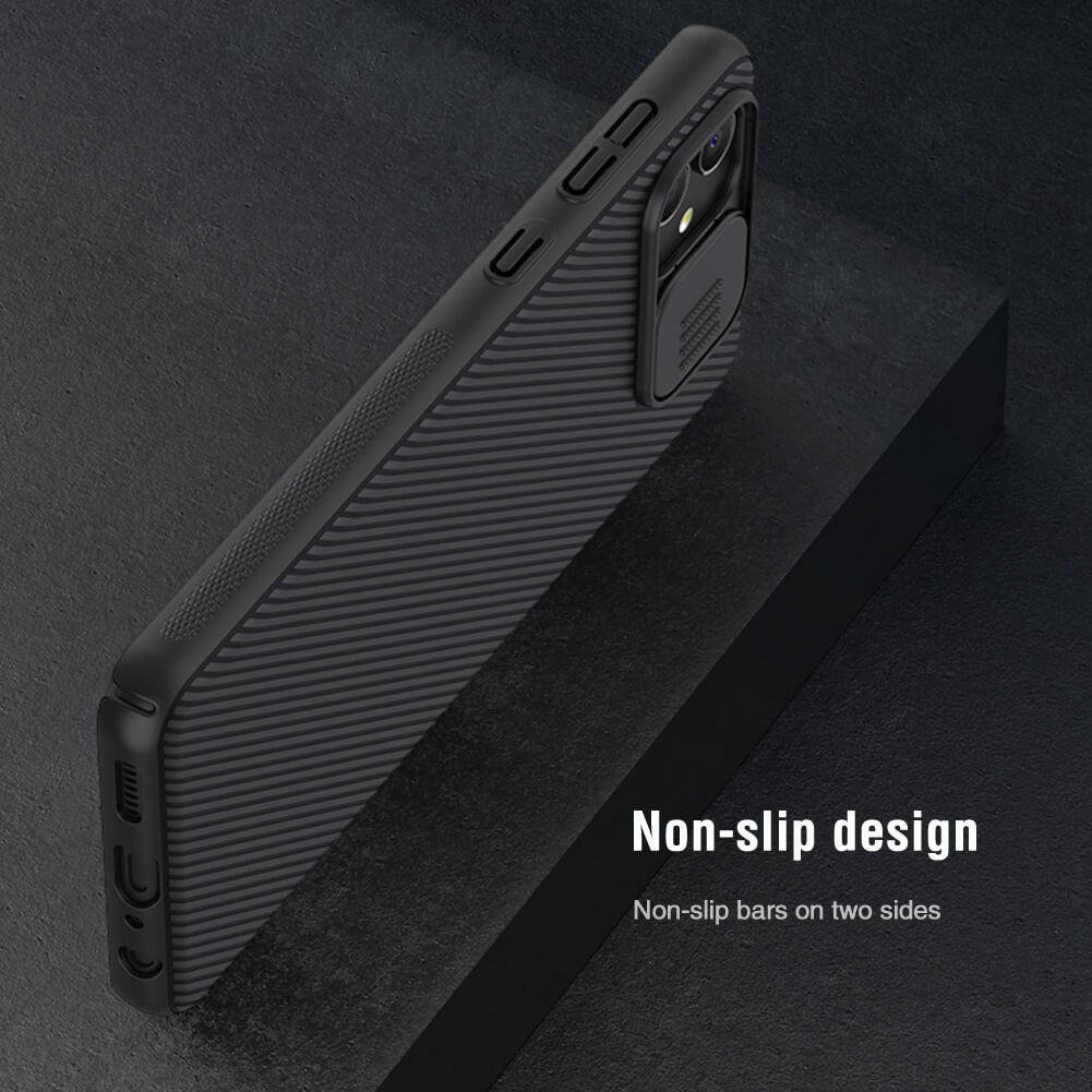 Nillkin CamShield Samsung Galaxy A04 Hoesje met Camera Slider Blauw afbeelding 11