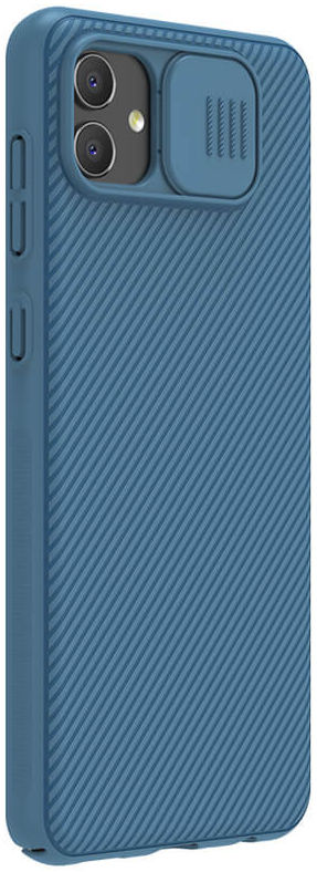 Nillkin CamShield Samsung Galaxy A04 Hoesje met Camera Slider Blauw afbeelding 2