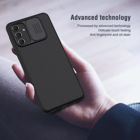 Nillkin CamShield Samsung Galaxy A04s Hoesje met Camera Slider Zwart afbeelding 11