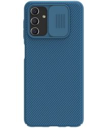 Nillkin CamShield Samsung Galaxy A04s Hoesje met Camera Slider Blauw