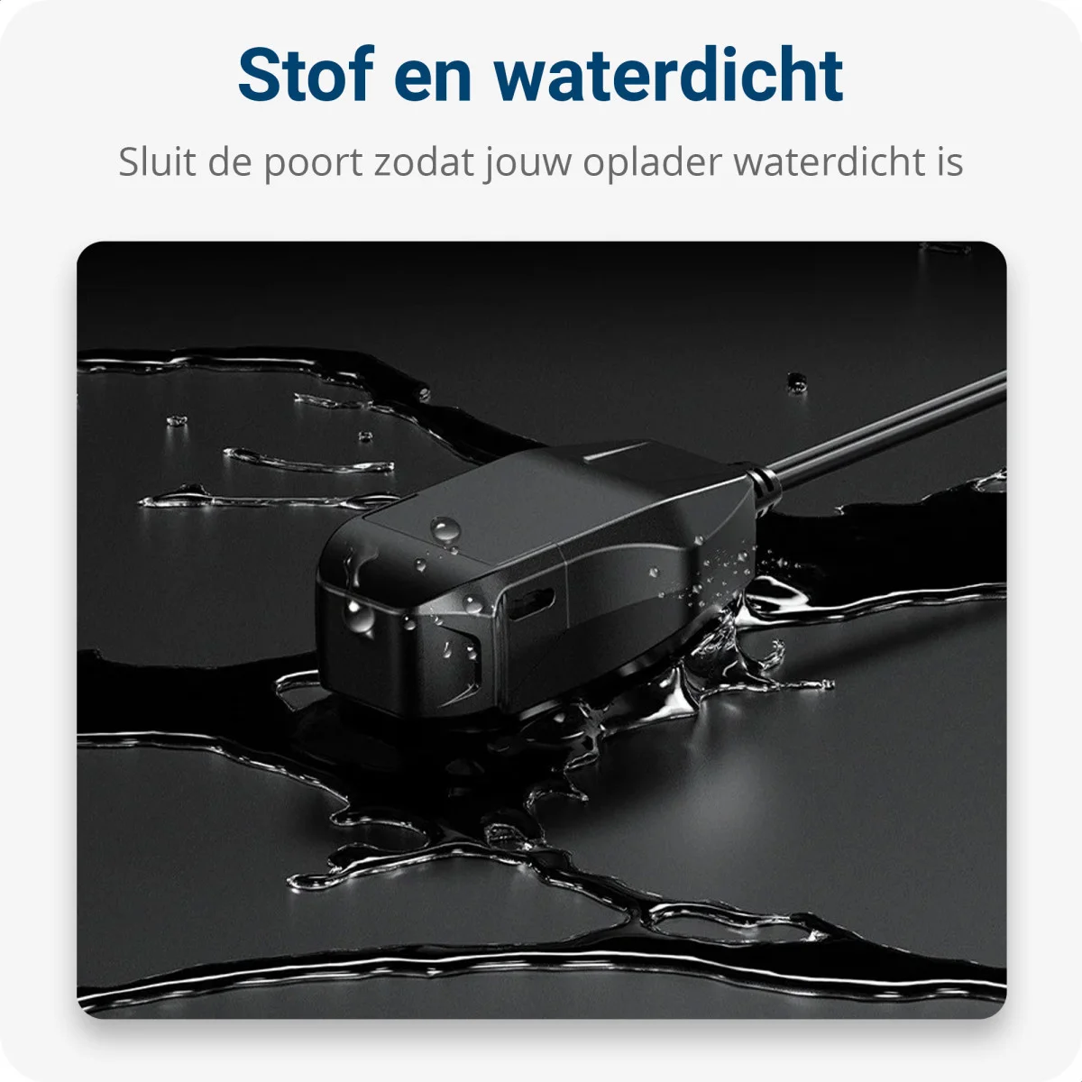 Hoco 12W USB-A Telefoon Oplader voor Motor Waterdicht 2.4A Zwart afbeelding 5