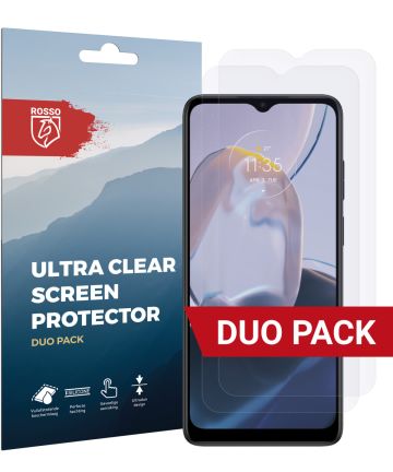Rosso Motorola Moto E22/E22i Ultra Clear Screen Protector Duo Pack Screen Protectors