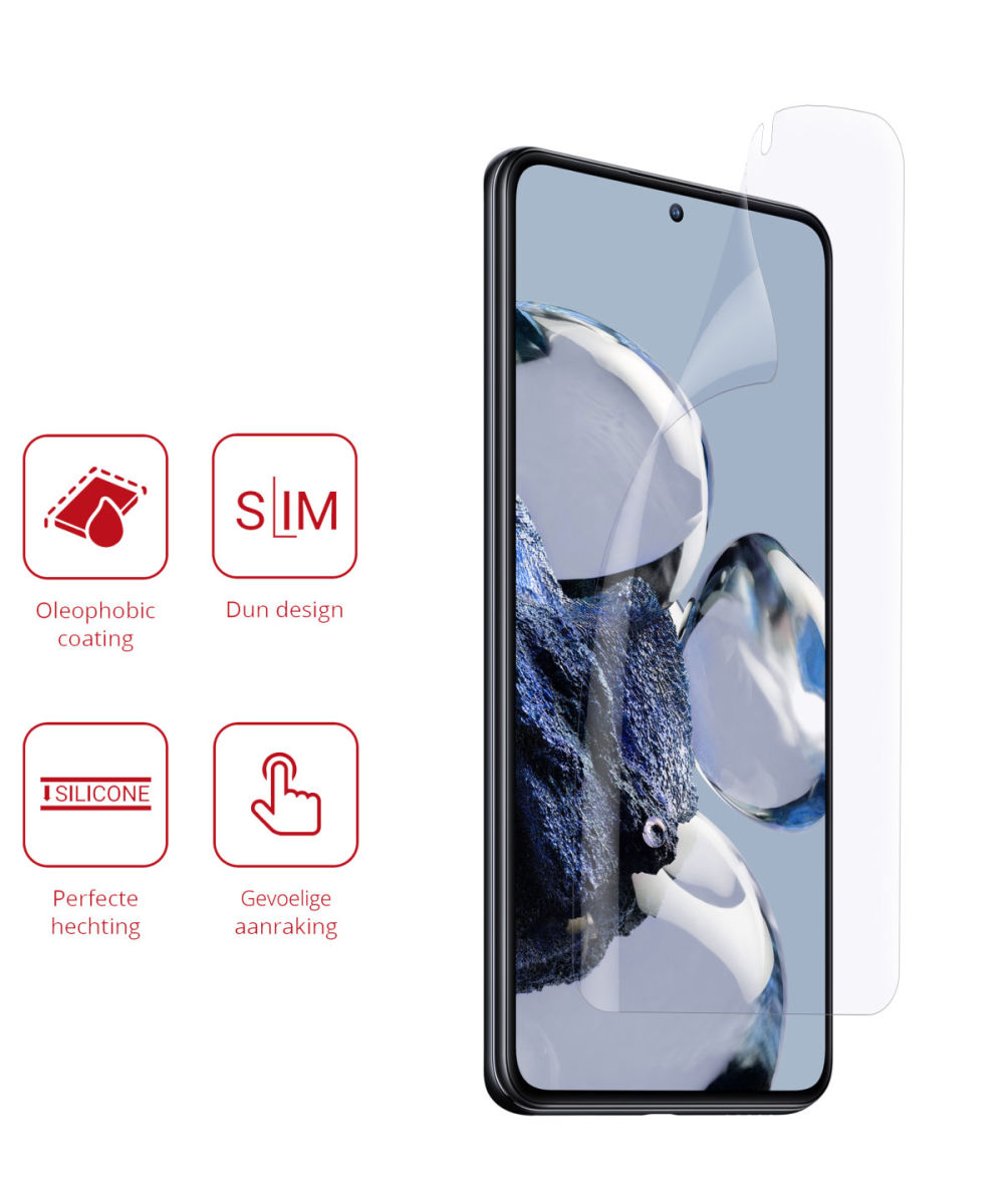 Rosso Xiaomi 12T/12T Pro Ultra Clear Screen Protector Duo Pack afbeelding 2