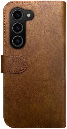 Rosso Element Samsung Galaxy S23 Hoesje Book Cover Wallet Bruin afbeelding 2