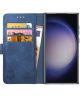 Rosso Element Samsung Galaxy S23 Ultra Hoesje Book Cover Wallet Blauw