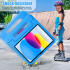 Apple iPad 11 (2025) / 10.9 (2022) Kinder Tablethoes met Handvat Blauw afbeelding 6