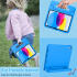 Apple iPad 11 (2025) / 10.9 (2022) Kinder Tablethoes met Handvat Blauw afbeelding 8