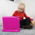 Apple iPad 11 (2025) / 10.9 (2022) Kinder Tablethoes met Handvat Roze afbeelding 5