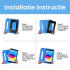 Apple iPad 11 (2025) / 10.9 (2022) Kinder Tablethoes met Handvat Zwart afbeelding 12