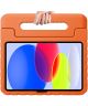 Apple iPad 10.9 (2022) Kinder Tablethoes met Handvat Oranje