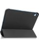 Apple iPad 10.9 (2022) Hoes Tri-Fold Book Case Zwart