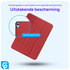 Apple iPad 11 (2025) / 10.9 (2022) Hoes Tri-Fold Book Case Rood afbeelding 2