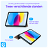 Apple iPad 11 (2025) / 10.9 (2022) Hoes Tri-Fold Book Case Roze Goud afbeelding 4