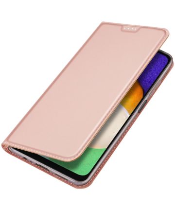 Dux Ducis Skin Pro Samsung Galaxy A14 5G Hoesje Portemonnee Roze Hoesjes
